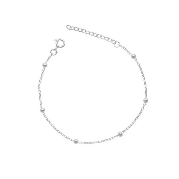 PULSERA LIMADA BOLITAS 3 MM