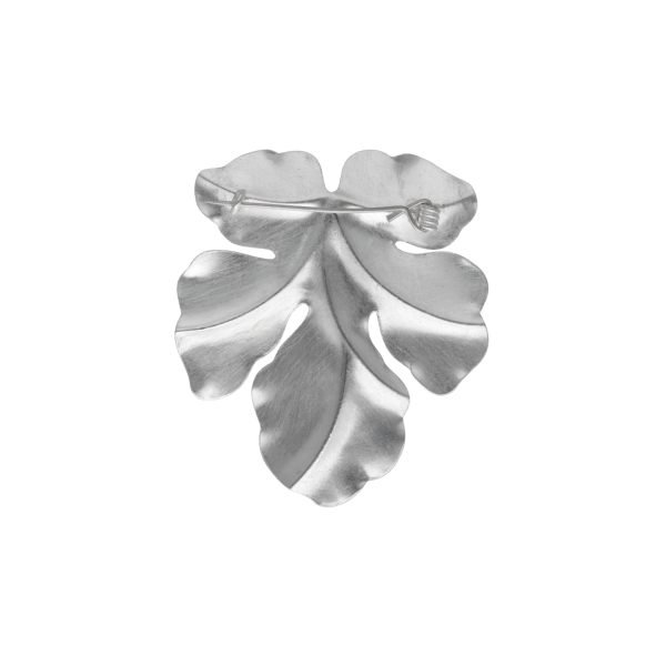 PRENDEDOR HOJA GRANDE HECHO A MANO - Imagen 2