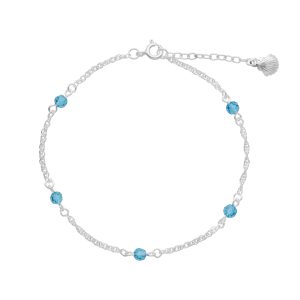 TOBILLERA CORDÓN CIRCÓN CONCHA DE MAR