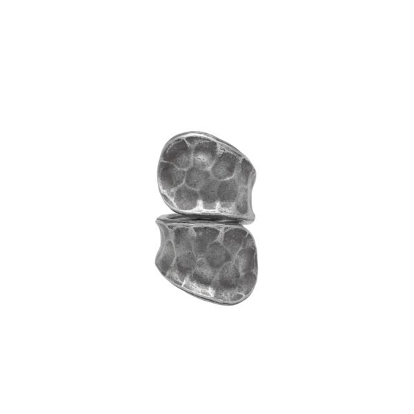ANILLO AJUSTABLE ENVOLVENTE MARTILLADO HECHO A MANO