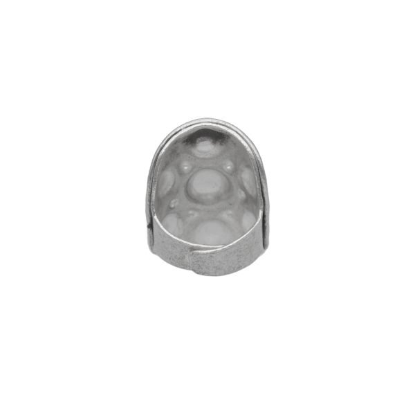 ANILLO AJUSTABLE LÍNEAS Y CIRCULOS HECHO A MANO - Imagen 2