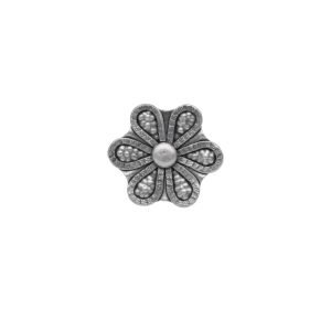 ANILLO AJUSTABLE FLOR HECHO A MANO