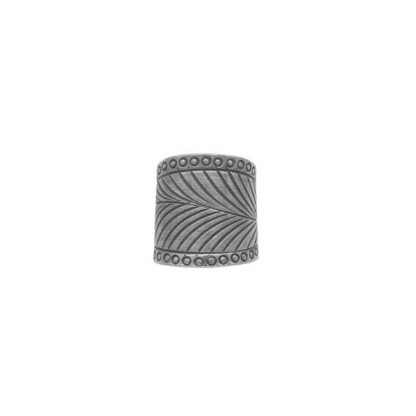 ANILLO AJUSTABLE HOJA TALLADA HECHO A MANO