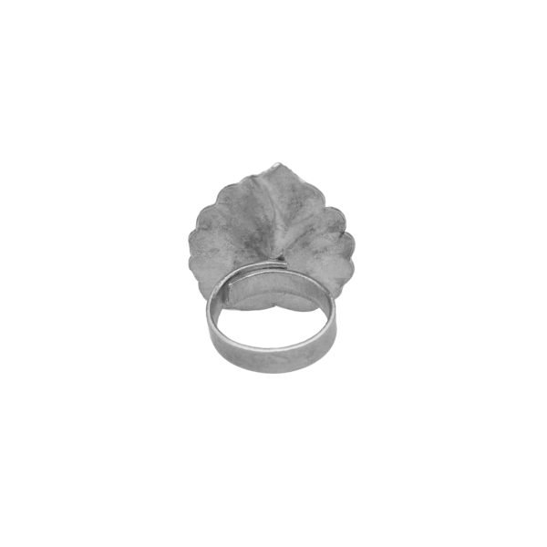 ANILLO AJUSTABLE HOJA HECHO A MANO - Imagen 2