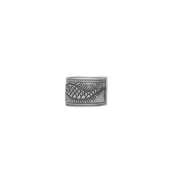 ANILLO AJUSTABLE CON DISEÑO DE PEZ HECHO A MANO - Imagen 3