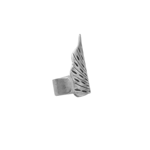 ANILLO AJUSTABLE ALA DE MARIPOSA HECHO A MANO - Imagen 4