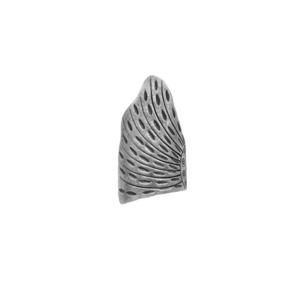 ANILLO AJUSTABLE ALA DE MARIPOSA HECHO A MANO - Imagen 2
