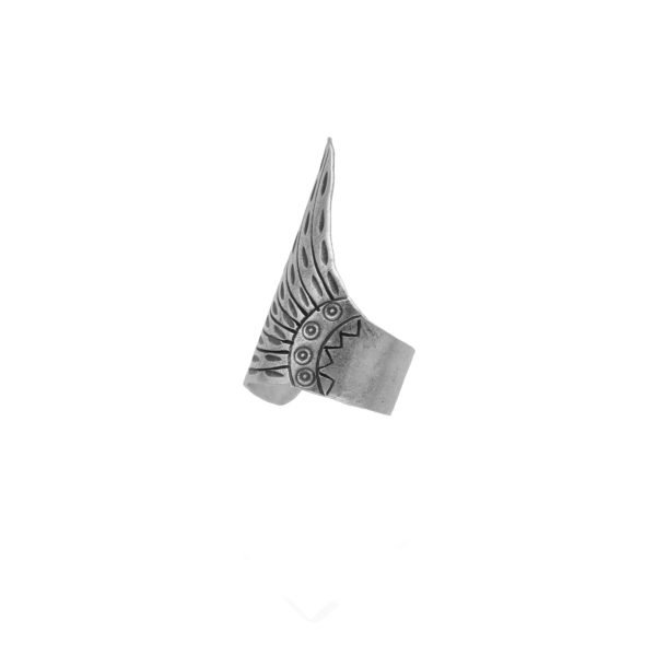 ANILLO AJUSTABLE ALA DE MARIPOSA HECHO A MANO - Imagen 3