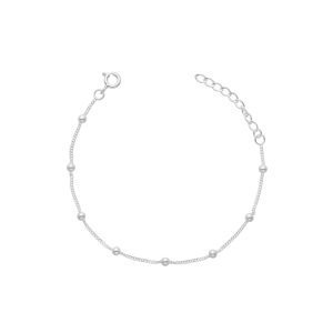 PULSERA GRUMET BOLITAS 3 MM-16 CM