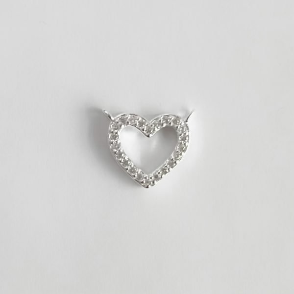 COLGANTE CORAZÓN  MICROCIRCÓN PARA PERSONALIZAR