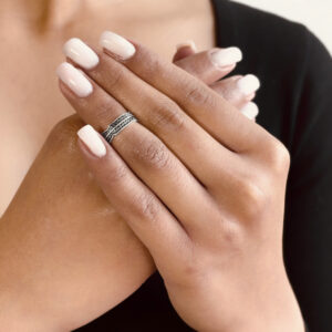 ANILLO MIDI HOJA AJUSTABLE